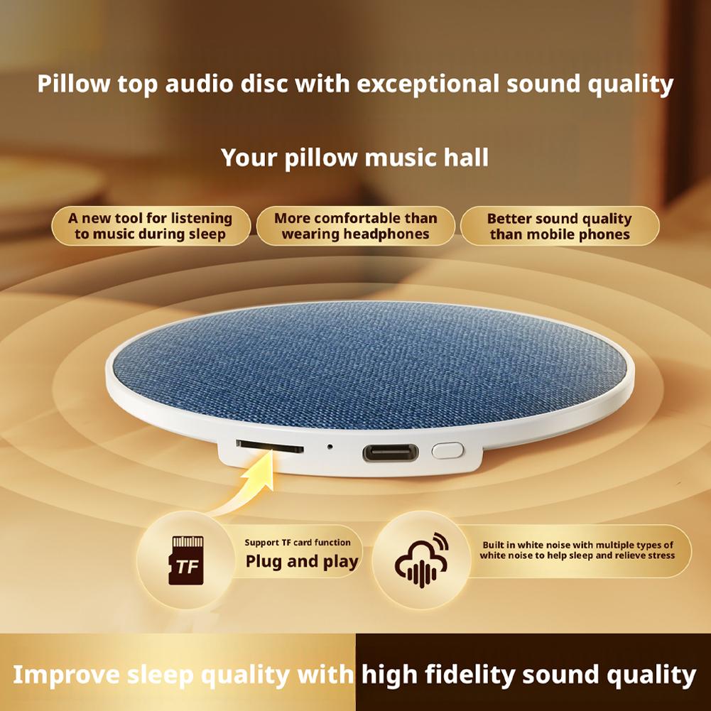 Audio Music Enhancer - Bantal Speaker White Noise untuk Rumah,