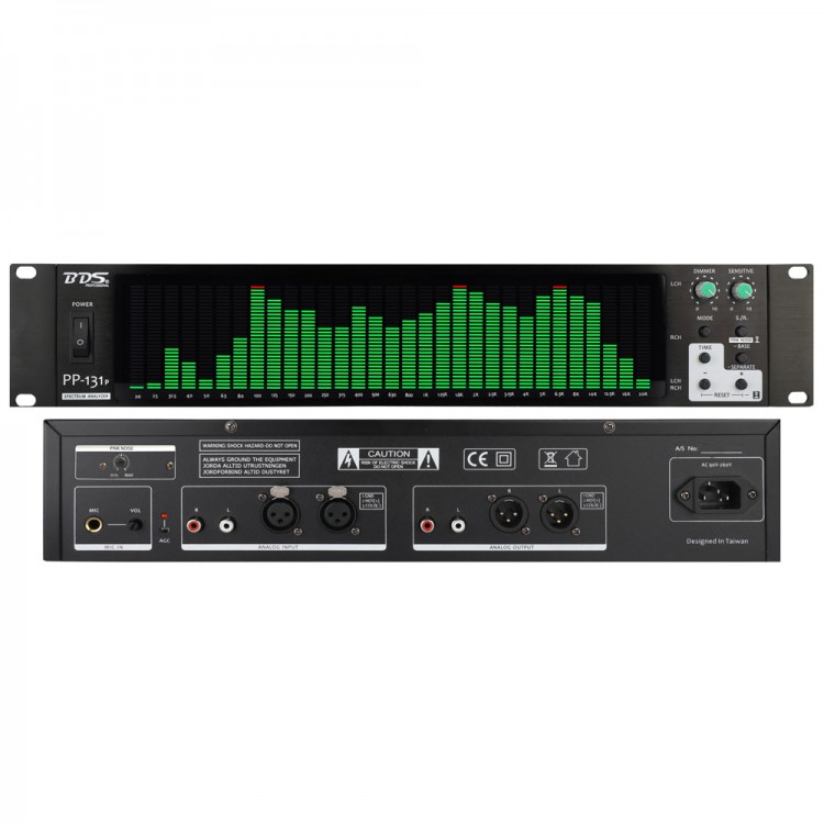 Audio Music Production - BDS PP-131P Audio Spectrum Analyzer Layar