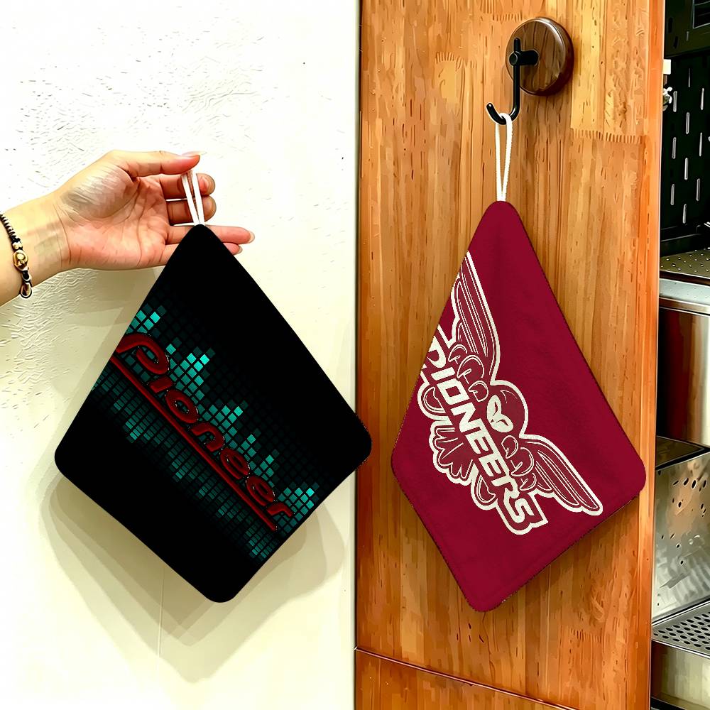 Audio Music Logo - Handuk Dapur Gantung Logo P-Pioneer, Kain
