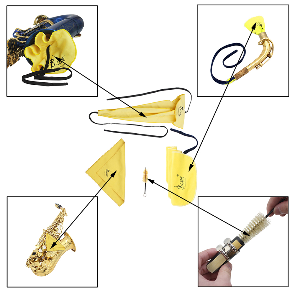 Clarinet Care Kit - Set Kain Pembersih Sax Seruling Klarinet