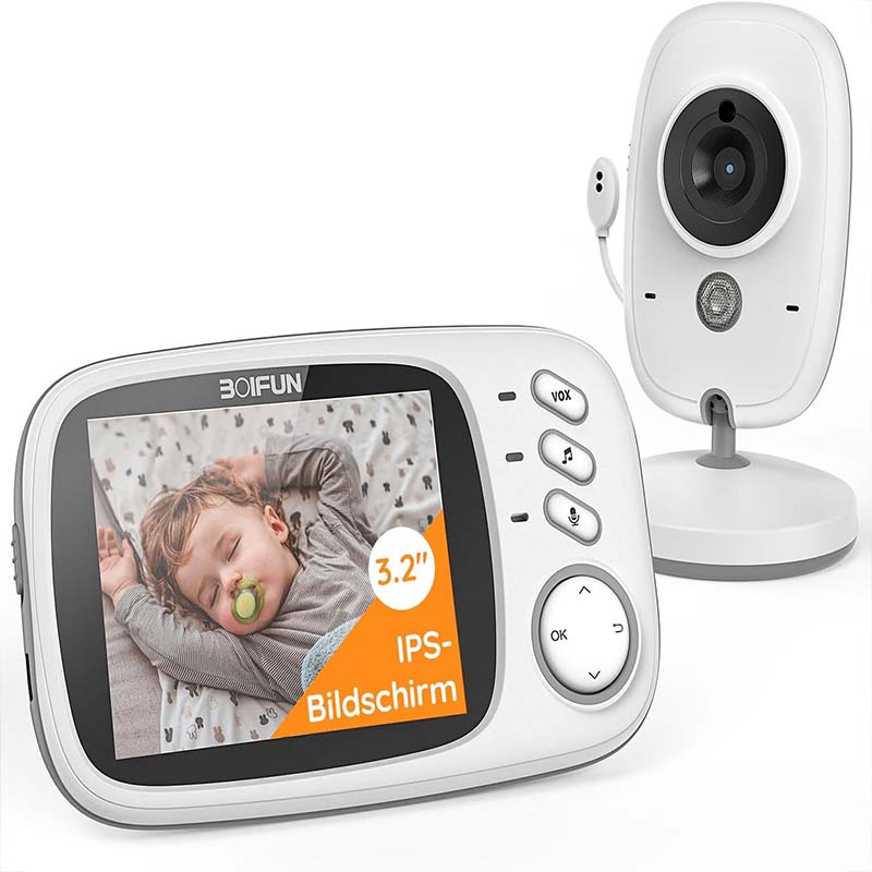 Audio Music Apps - Boifun Monitor Bayi Nirkabel Layar LCD