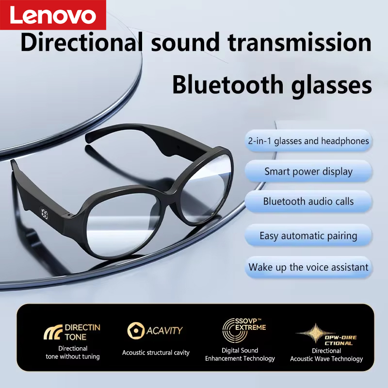 Mix Audio Music - Kacamata Bluetooth Pintar Lenovo Bluetooth 5.4