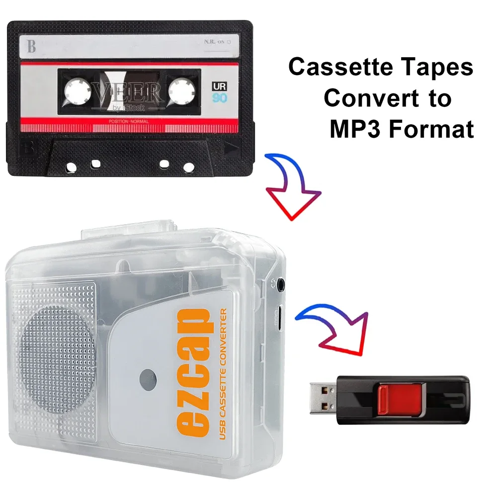 Audio Music File - Pemutar Kaset USB Baru Pita Walkman
