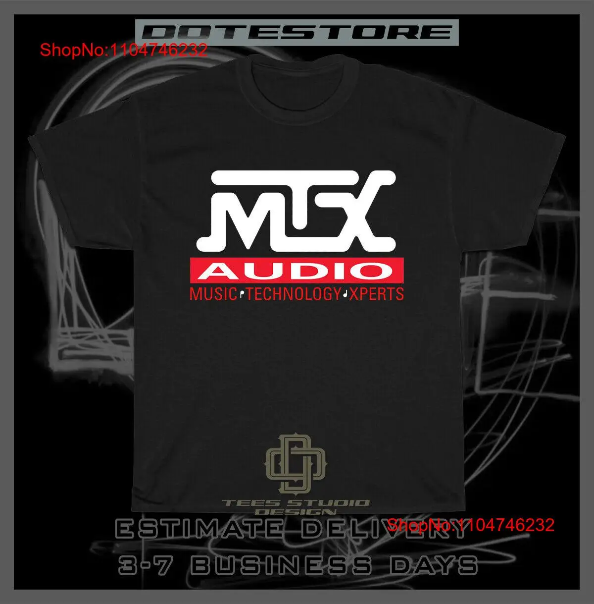 Kaus Pria Logo Teknologi Musik - Audio Music Logo ulasan dan harga