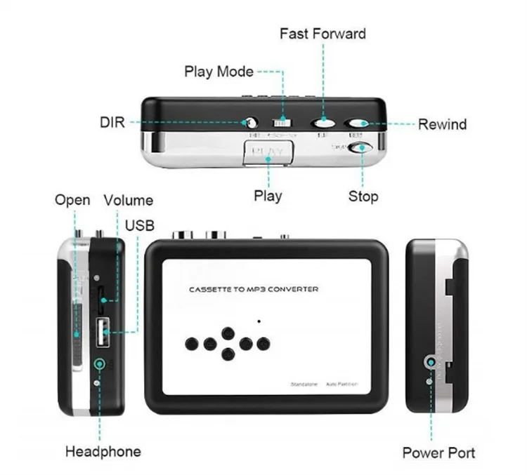 Ezcap pita kaset USB 231, pemu - Audio Music File ulasan dan harga