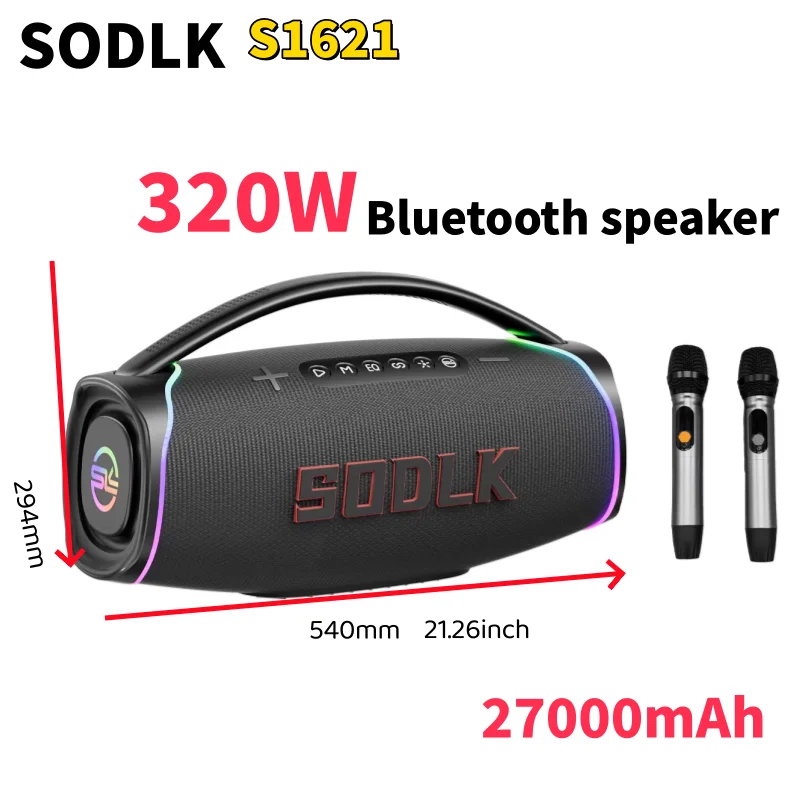 SODLK S1621 Model Baru 320W Sp - Apple Music Audio Quality ulasan dan harga