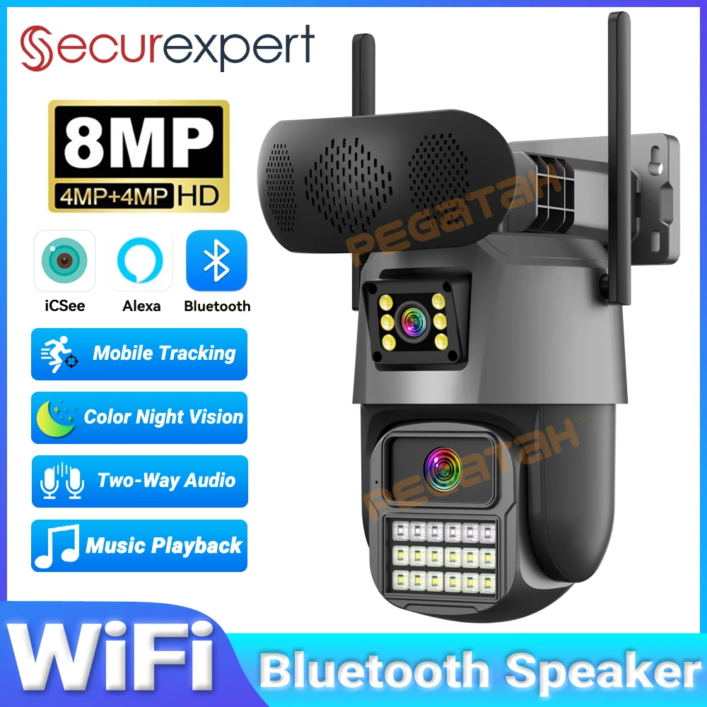 Kamera Keamanan Luar Ruangan 8 - Audiovision Music Player ulasan dan harga