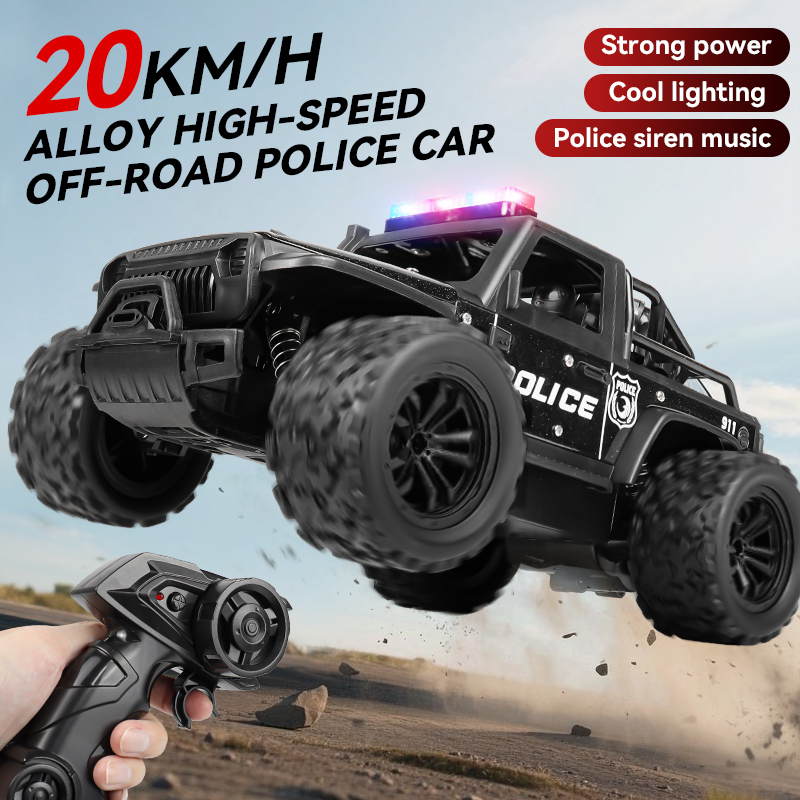 ZWN Mobil RC Truk Polisi Off-R - Audio Music Box ulasan dan harga