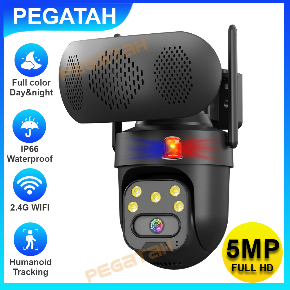 Kamera IP 5MP Luar Ruangan 2.4 - Audiovision Music Player ulasan dan harga
