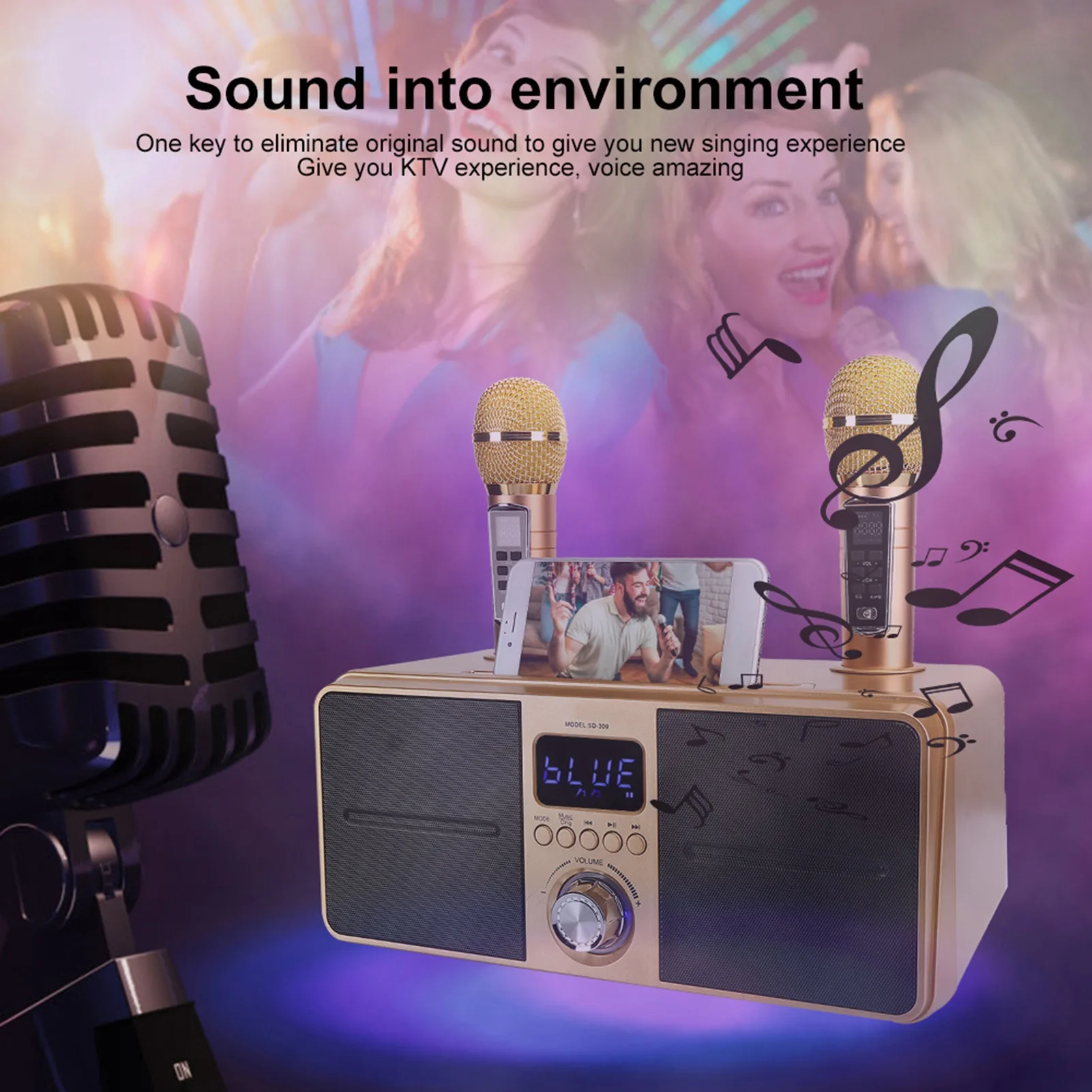 Speaker Keluarga KTV Kit Suara - Apple Music Audio Quality ulasan dan harga