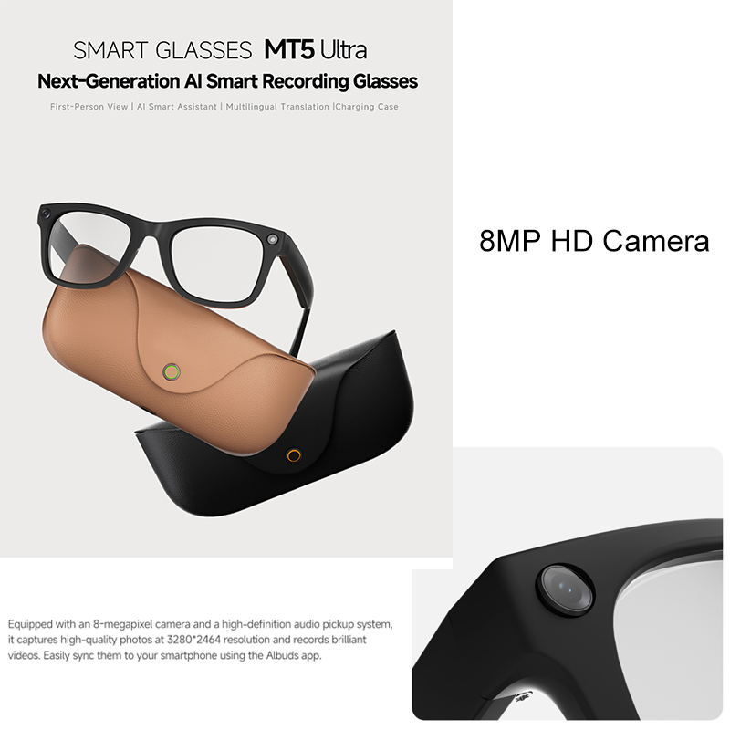 Kacamata Pintar AI 2026 HD 800 - Mix Audio Music ulasan dan harga