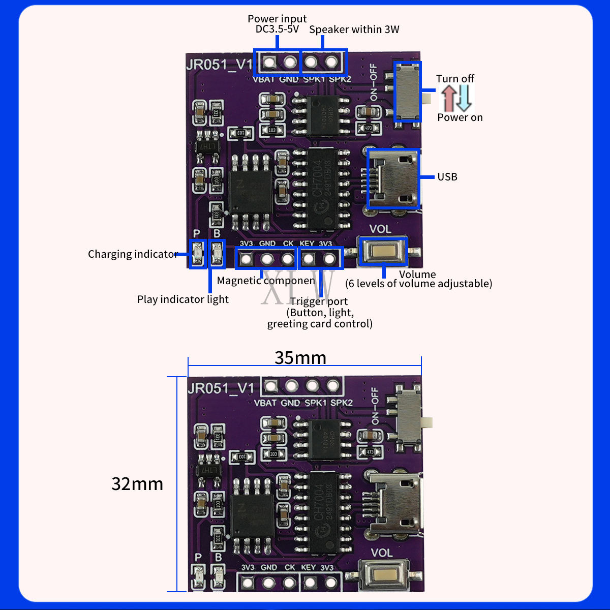 Modul Suara Musik USB penguat  - Audio Music Download Free ulasan dan harga