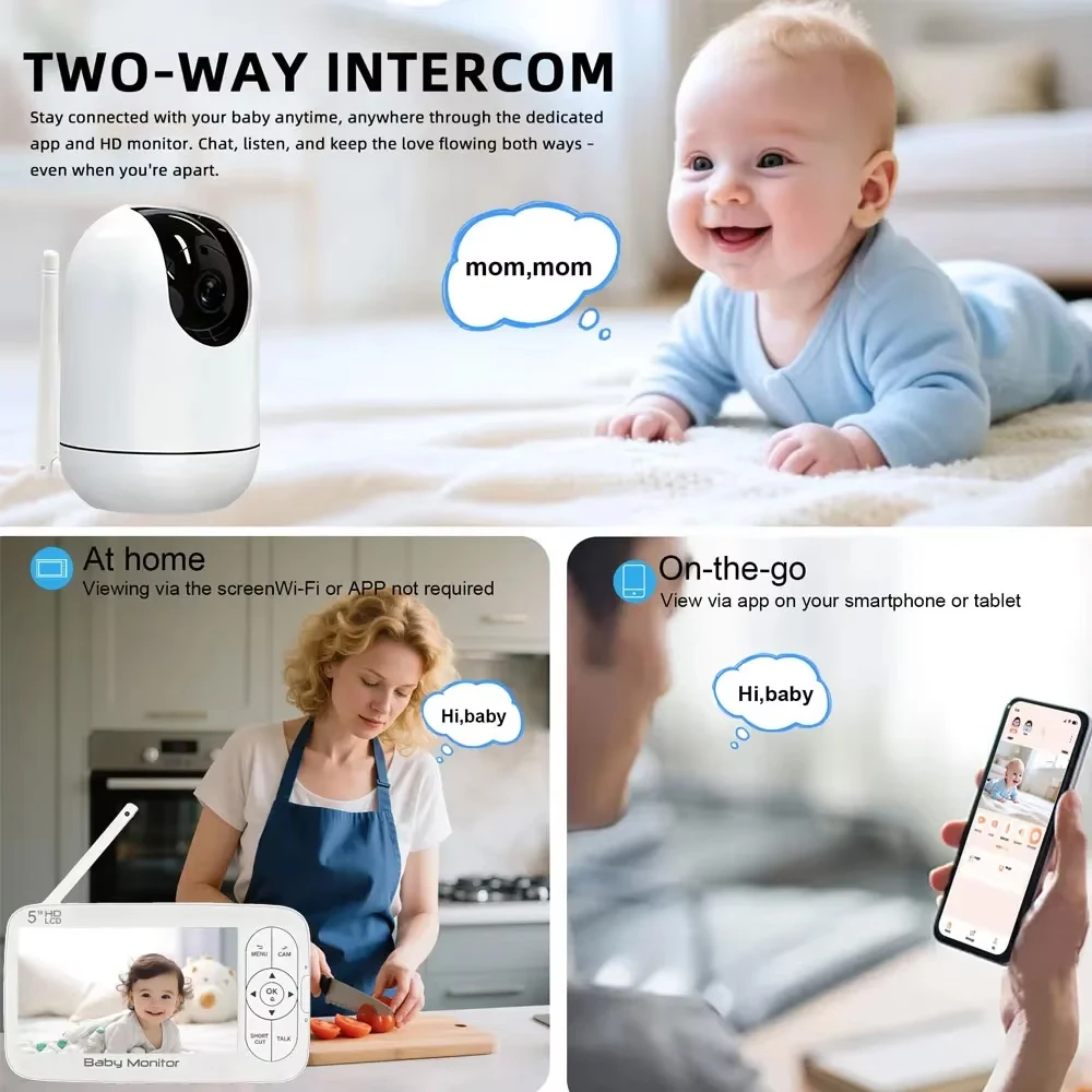 Monitor Bayi WiFi Pintar Layar - Audio Music Apps ulasan dan harga