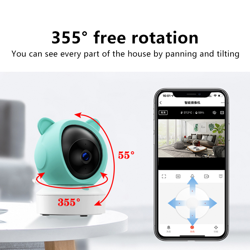 Danmini 1080P Baby Monitor Mob - Audio Music Apps ulasan dan harga