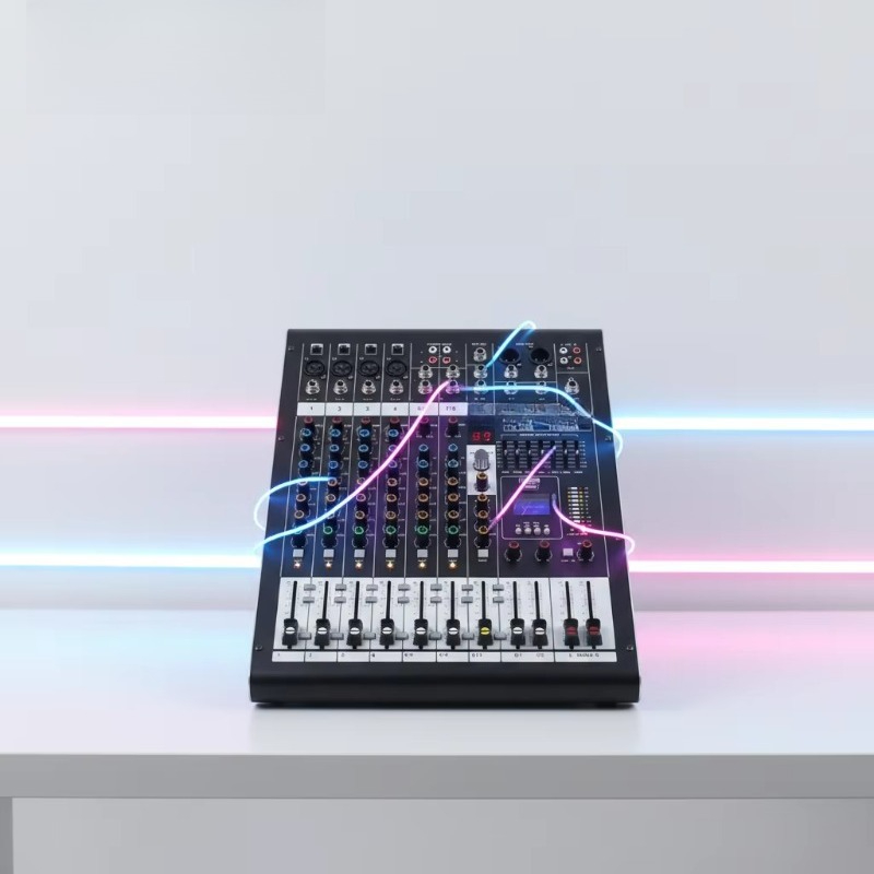 Mixer profesional 8-saluran XP - Audio Music Production ulasan dan harga