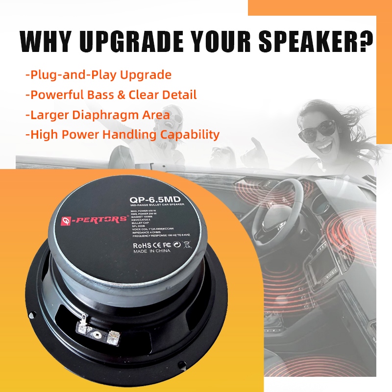 Speaker Mobil Universal 6.5 In - Audio Music Enhancer ulasan dan harga