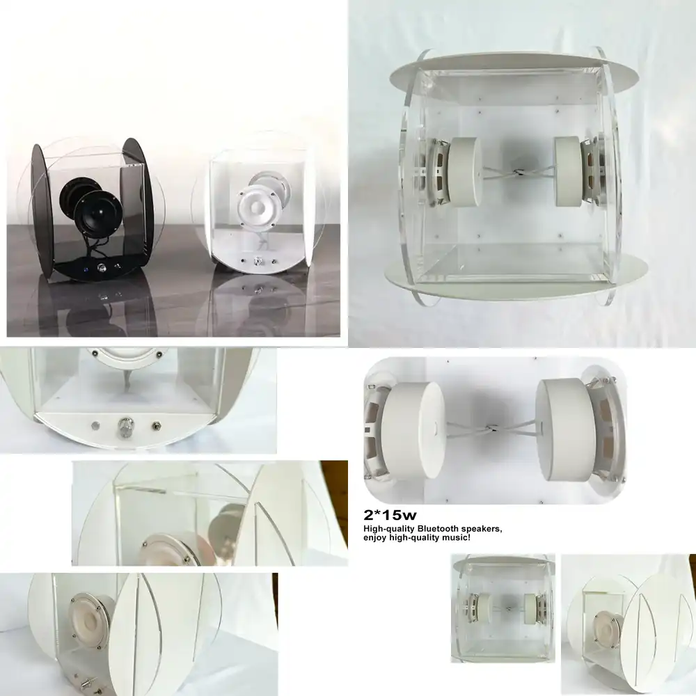 Speaker Bluetooth Transparan B - Audio Music Box ulasan dan harga