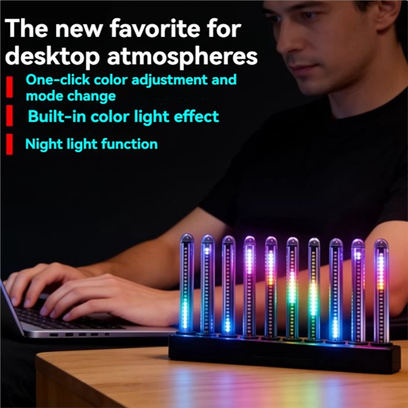 【HAPPY】Lampu Ritme Desktop LED - Audio Happy Music ulasan dan harga