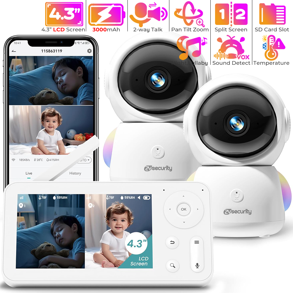 Monitor bayi 2K, dengan 2 kame - Audio Music Apps ulasan dan harga