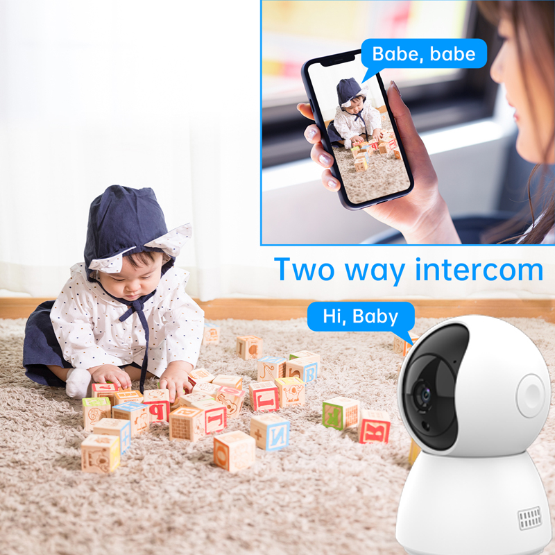 Kamera IP Pintar Tuya 2MP, Kam - Audio Music Apps ulasan dan harga
